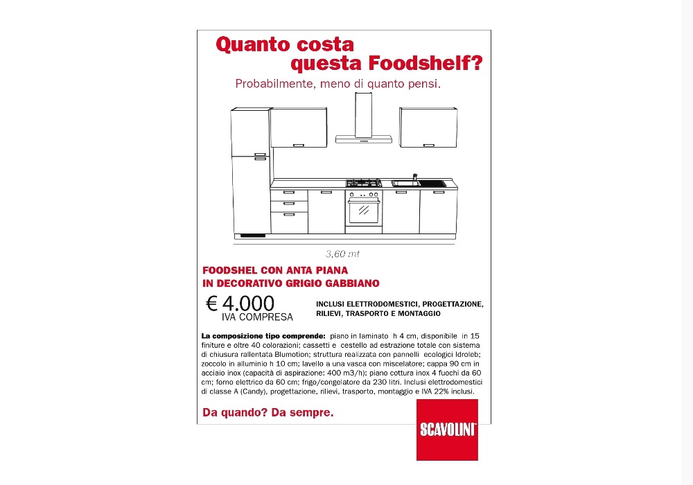 SCAVOLINI 
CUCINA FOODSHELF design by Ora-ïto